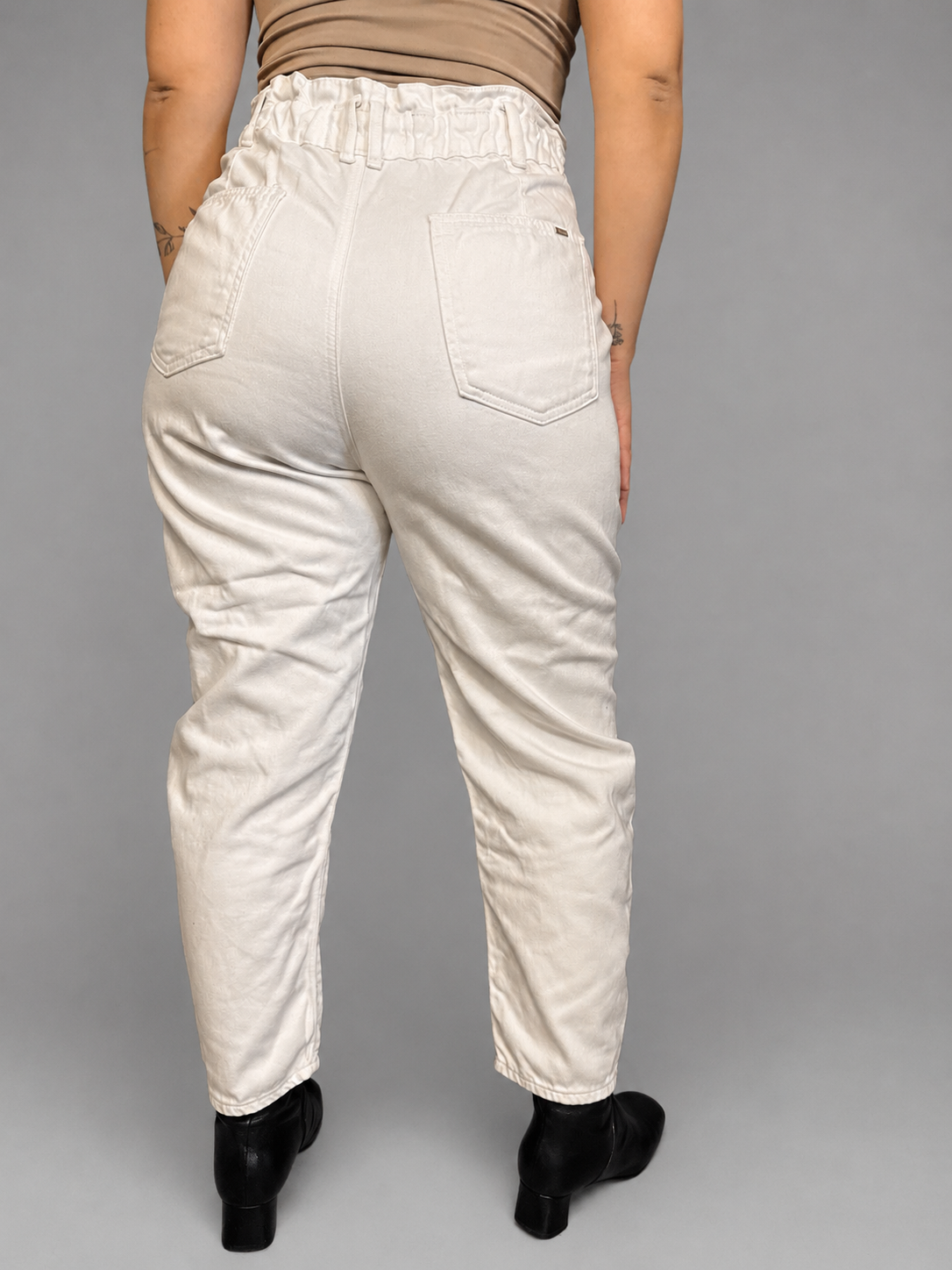 Jeans ZARA Blanco talla 38