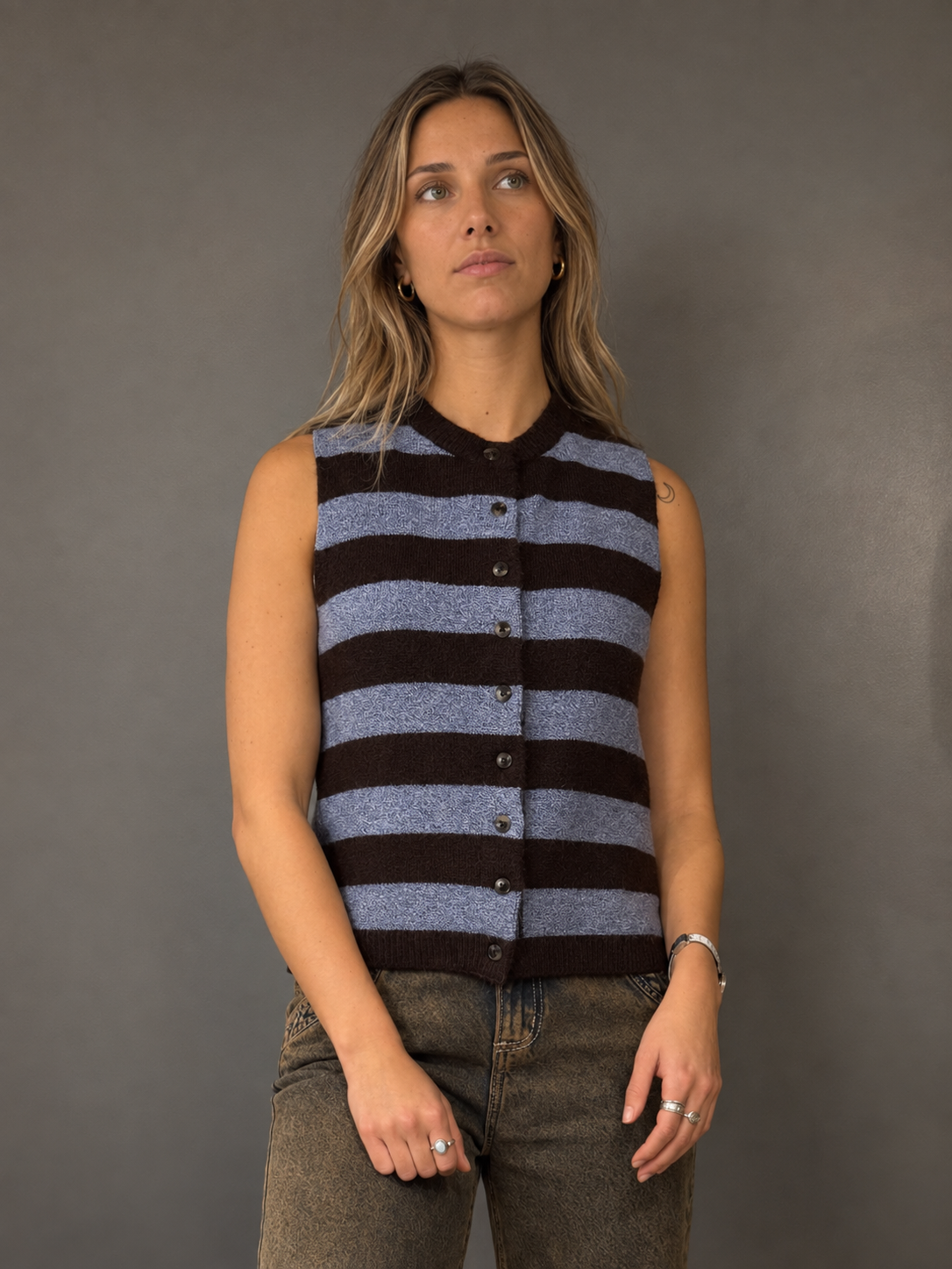 Sweater SYBILLA Celeste talla M