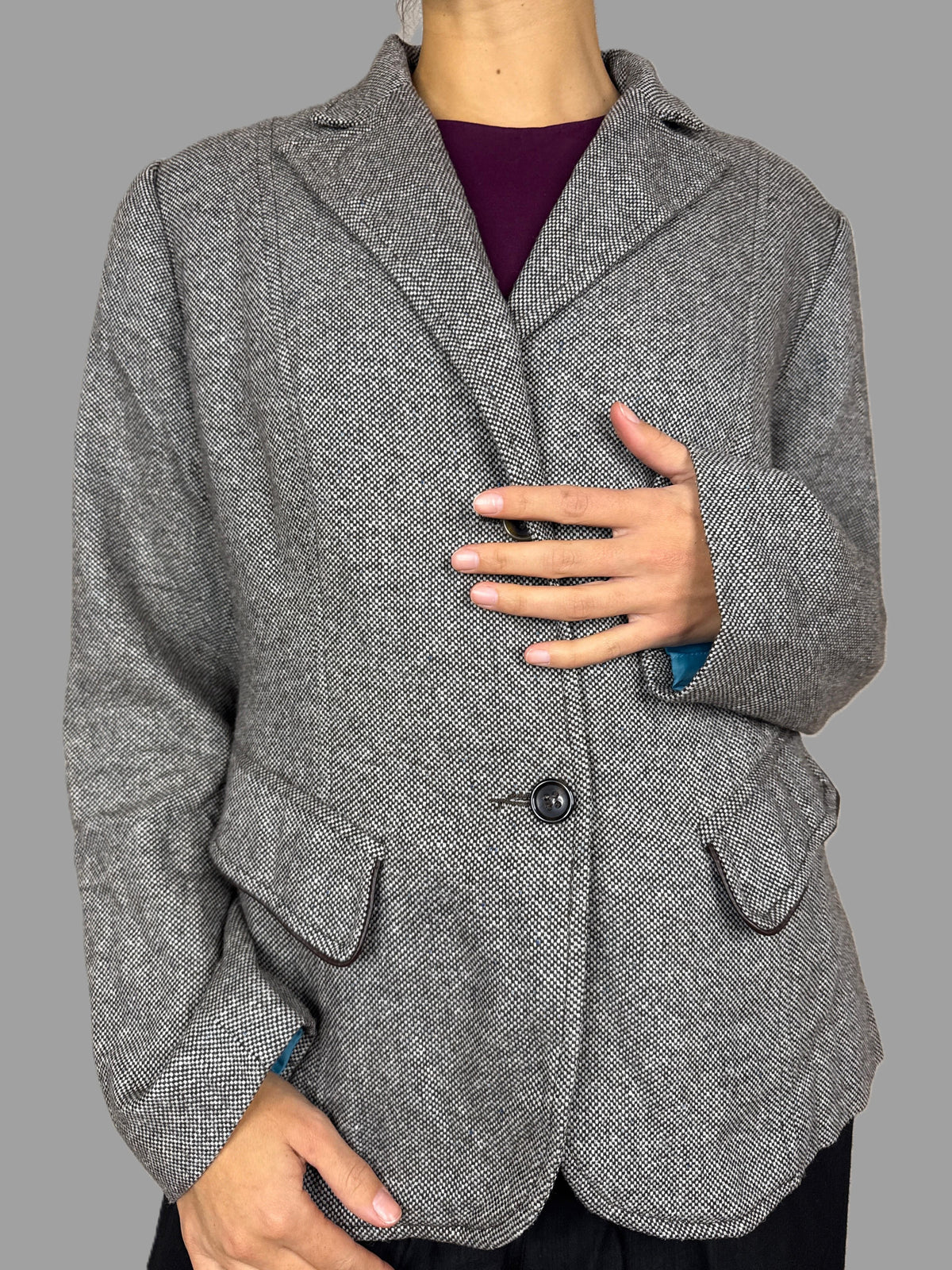 Blazer c/lana YESSICA talla 44 (~M)