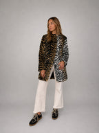 Abrigo TOPSHOP Café talla 34 (~XS/S)
