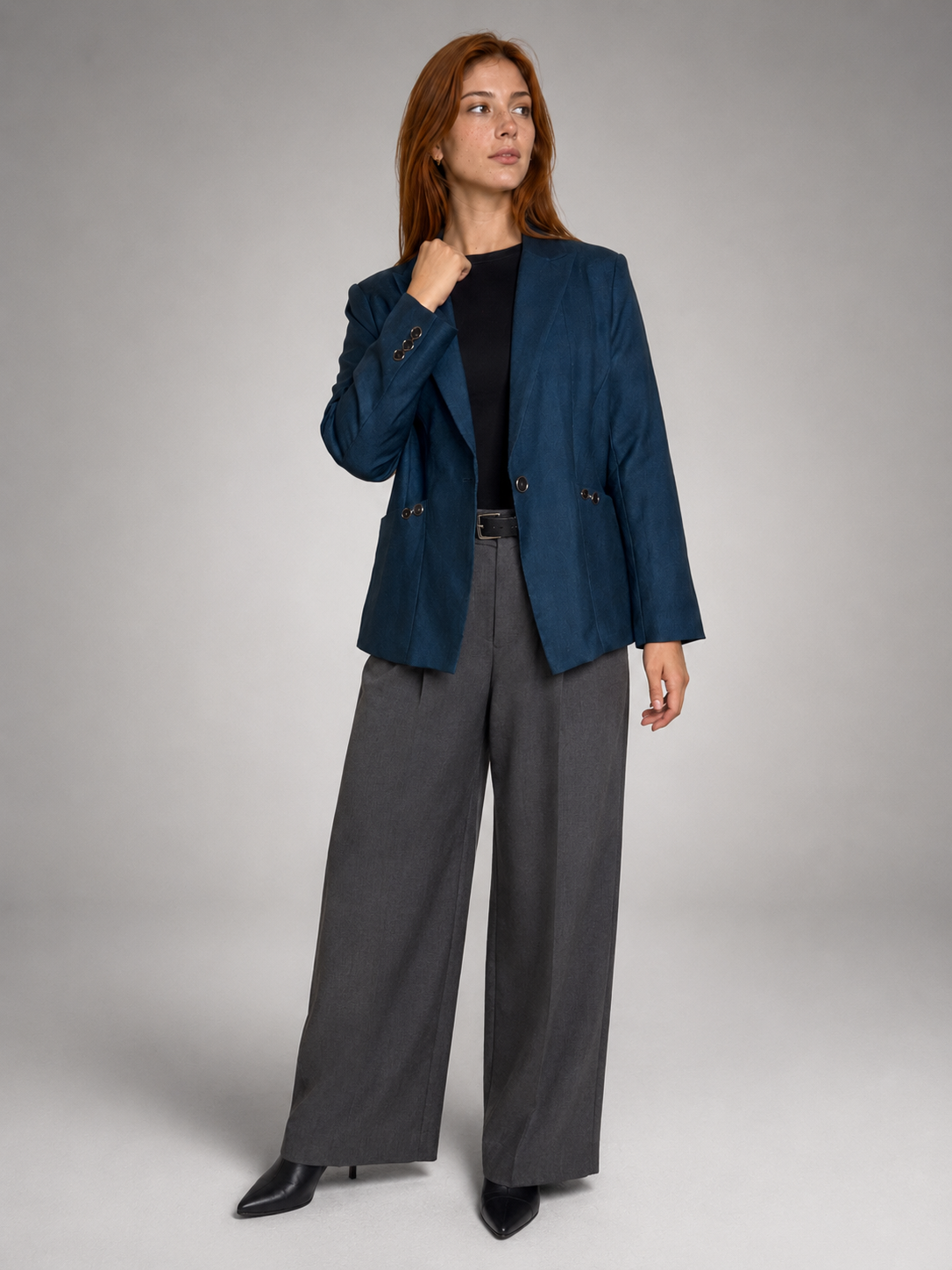 Blazer petroleo Sin talla - vista principal talla referencia M