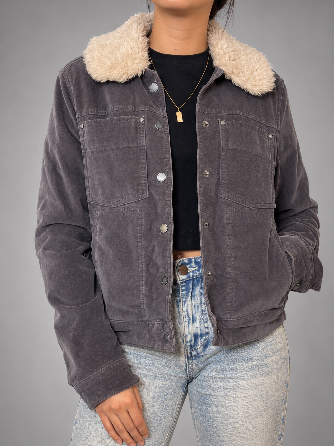 Chaqueta FREE PEOPLE Marengo talla XS/P - vista frontal