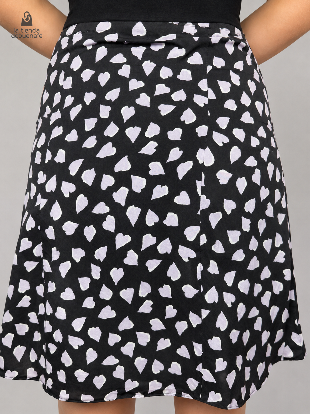 Falda LES COPAINS talla 42 - vista posterior