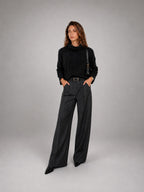 Sweater VICTORIA RAVEAU Plomo talla TU - vista principal