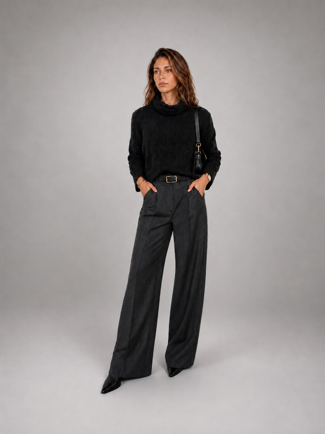 Sweater VICTORIA RAVEAU Plomo talla TU - vista principal
