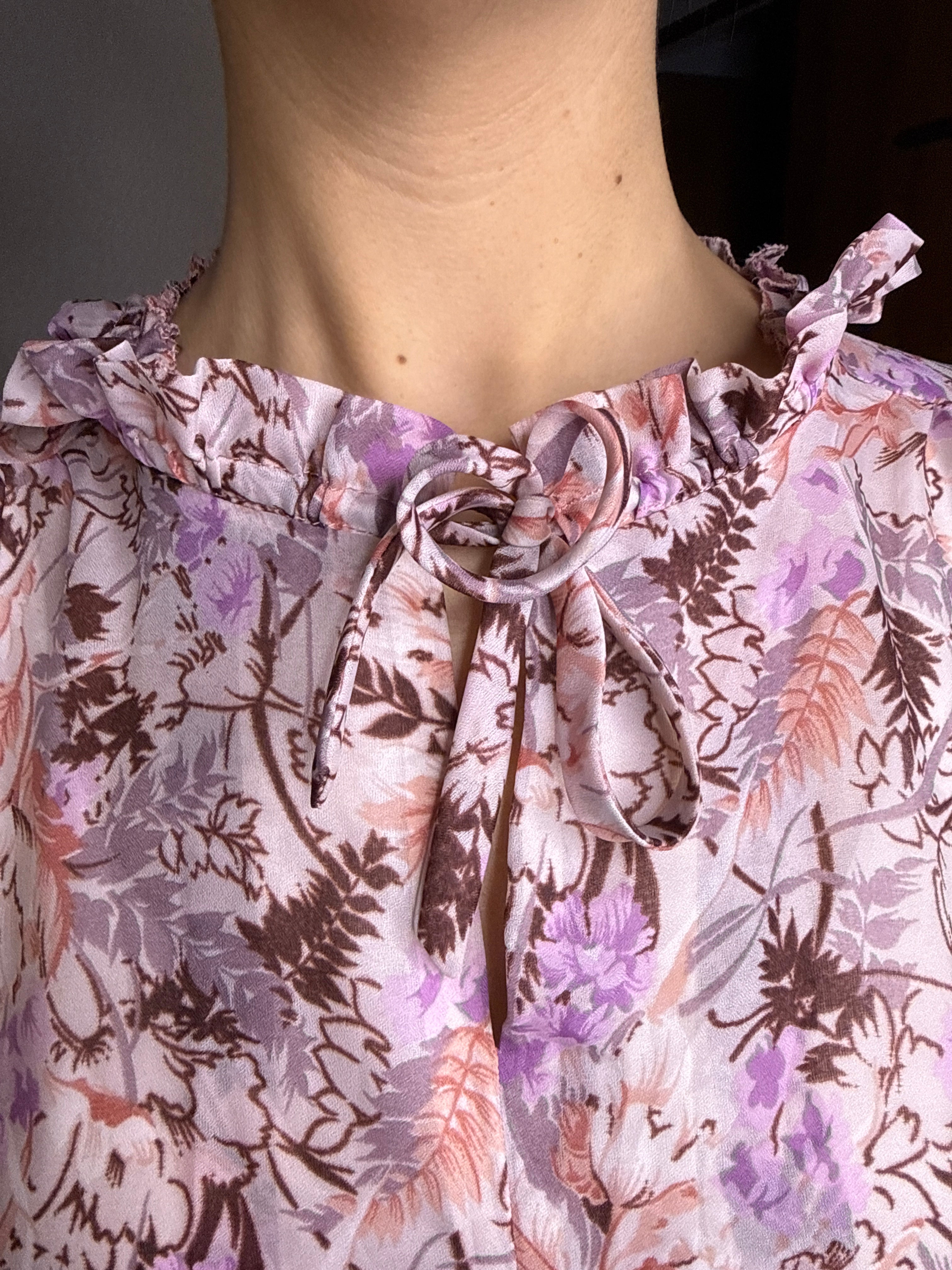 Blusa multicolor rosa lila Sin talla - detalle