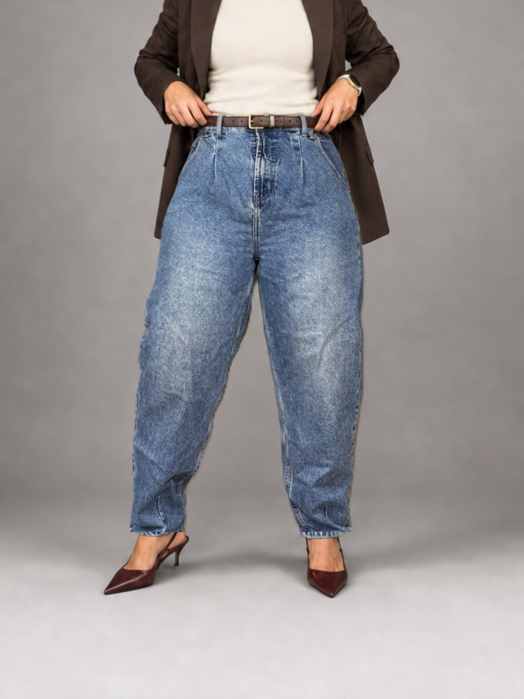Jeans BASEMENT Celeste talla 40 - foto de portada