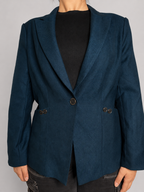 Blazer petroleo Sin talla - vista frontal