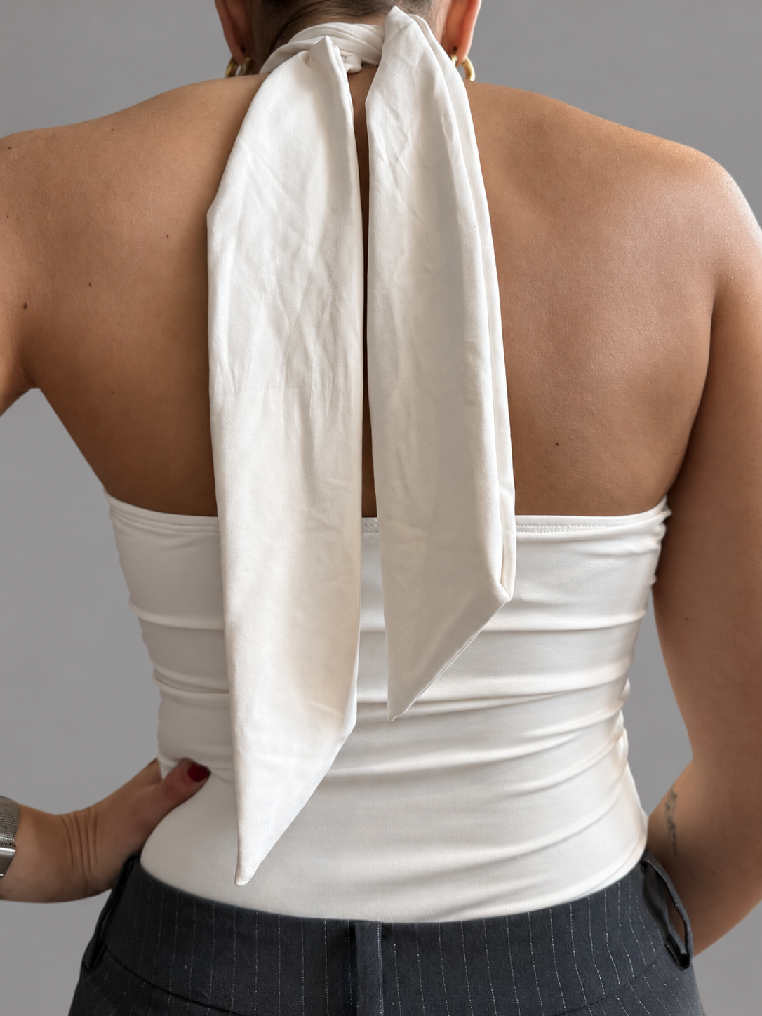 Body MOSSIMO Crema talla XS - detras