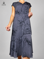 Vestido fiesta ZARA BASIC talla M - vista frontal
