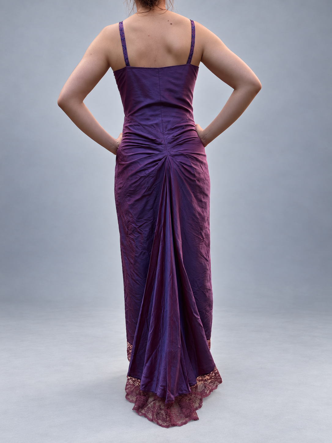 Vestido fiesta ALOUETTE PARIS talla 2 - detras