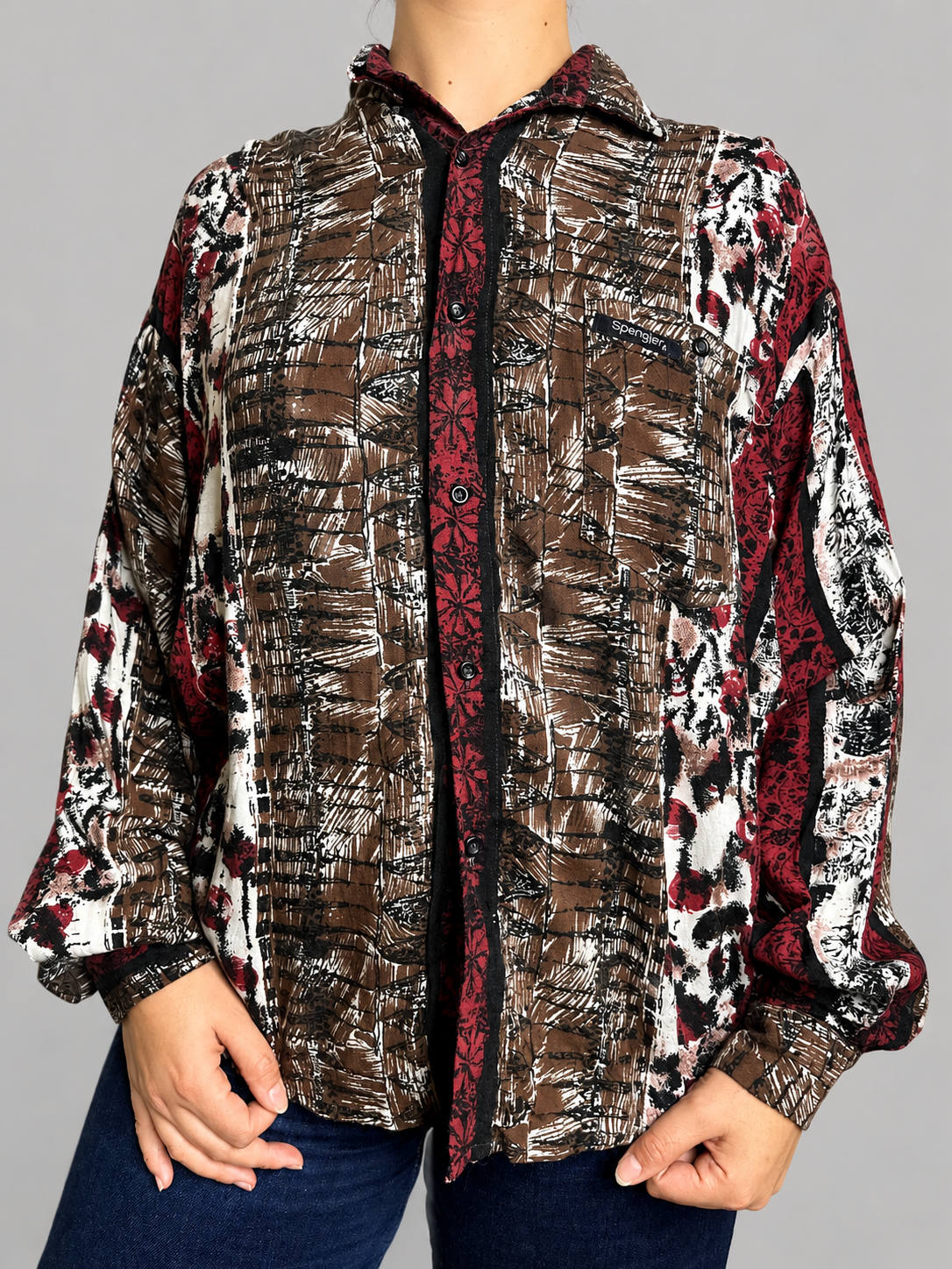 Blusa SPENGLER talla L - vista frontal