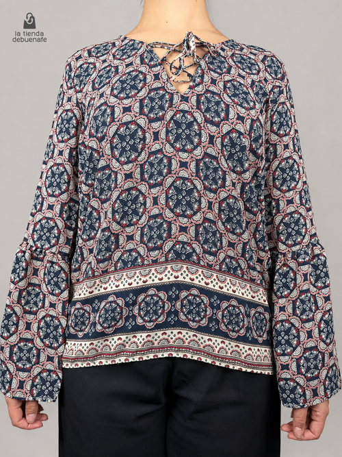 Blusa ABERCROMBIE & FITCH talla L - vista frontal