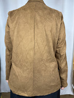 Chaqueta cafe talla L - vista posterior