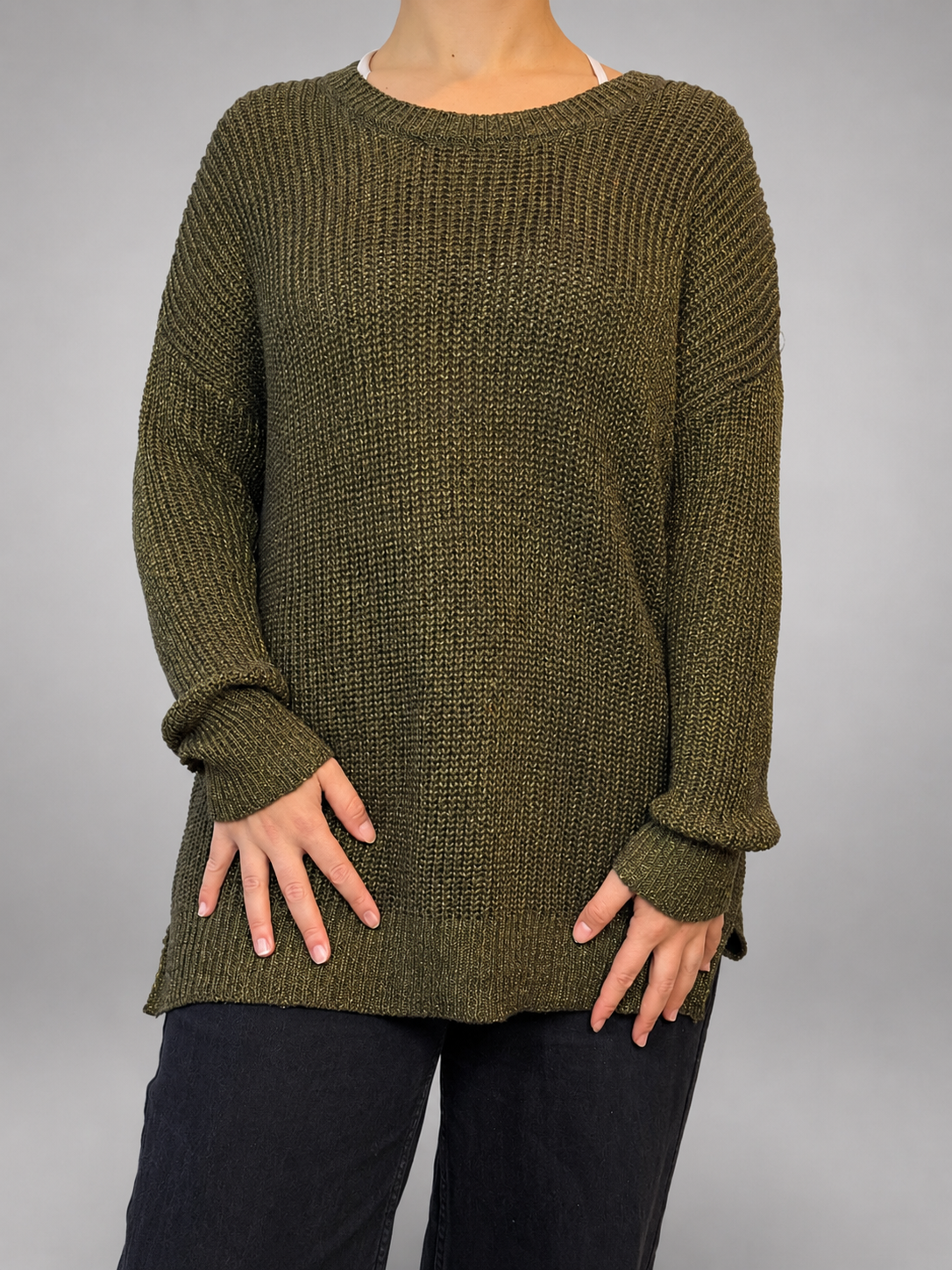 Sweater UMBRALE Verde talla L - vista frontal