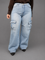 Jeans SYBILLA Denim Celeste talla 42 - vista frontal