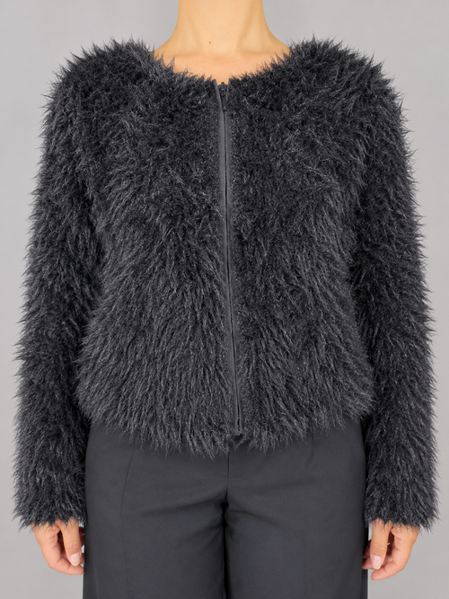 Chaqueta negro talla 40 - vista frontal