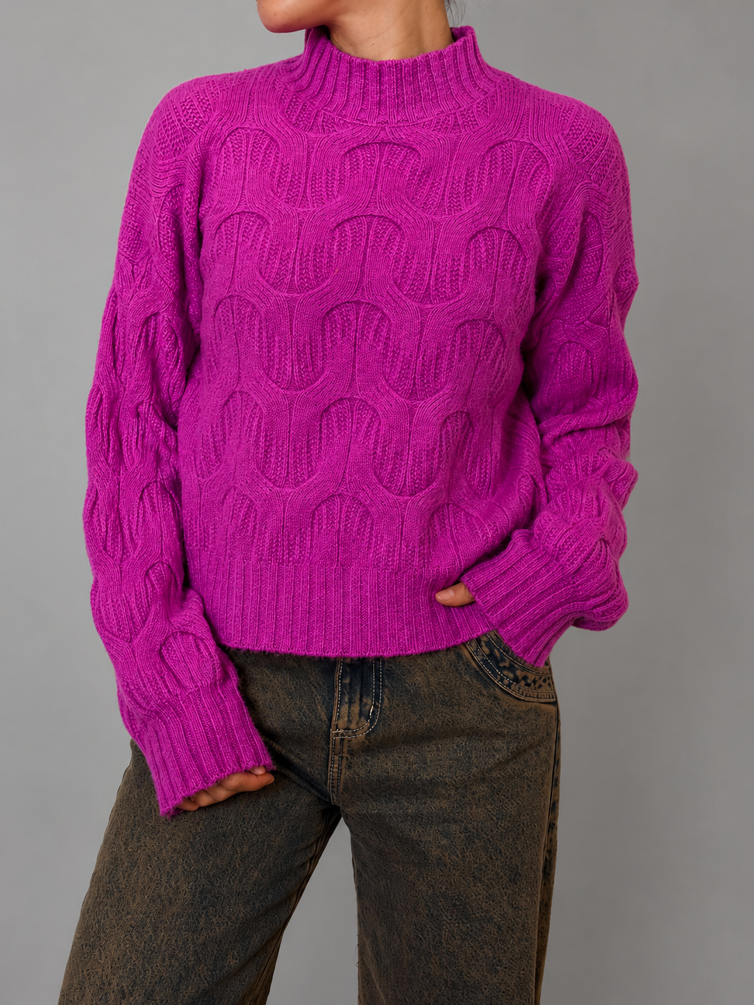 Sweater Fucsia talla referencia S/M - vista principal
