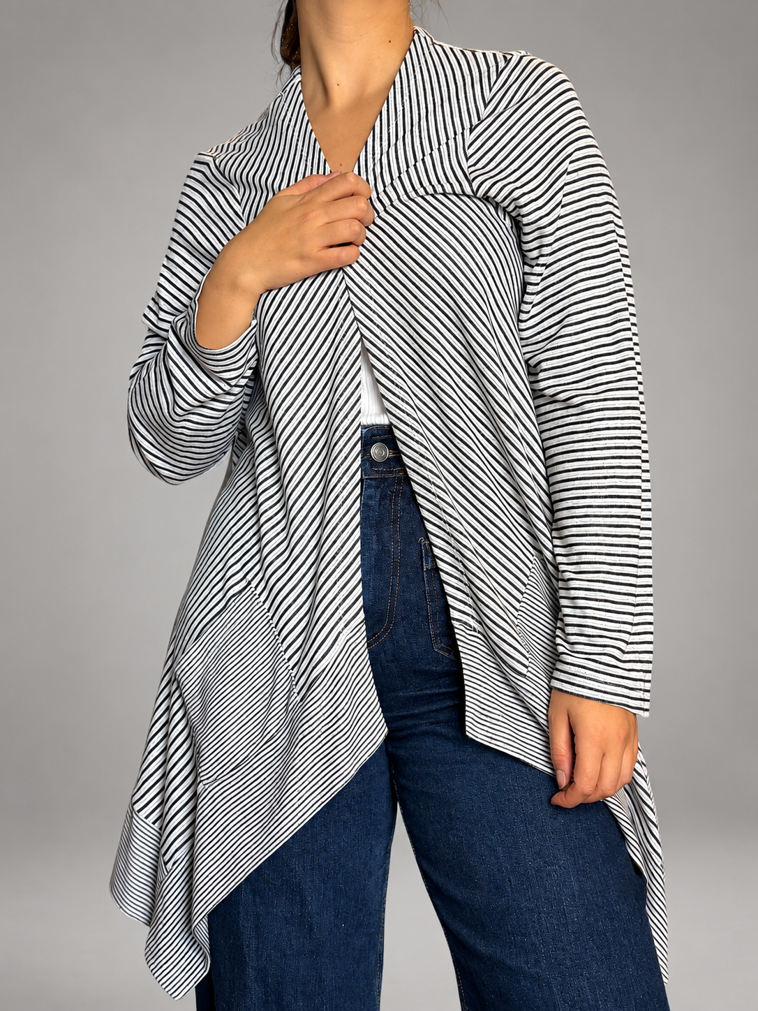 Sweater JOSEPH A. Negro talla 1X - vista frontal