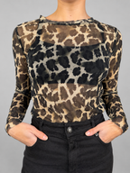 Polera Manga Larga ZARA talla S - vista frontal