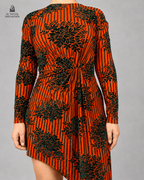Vestido fiesta ZARA TRAFALUC talla M - vista frontal