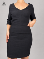 Vestido fiesta ZARA talla L - vista frontal