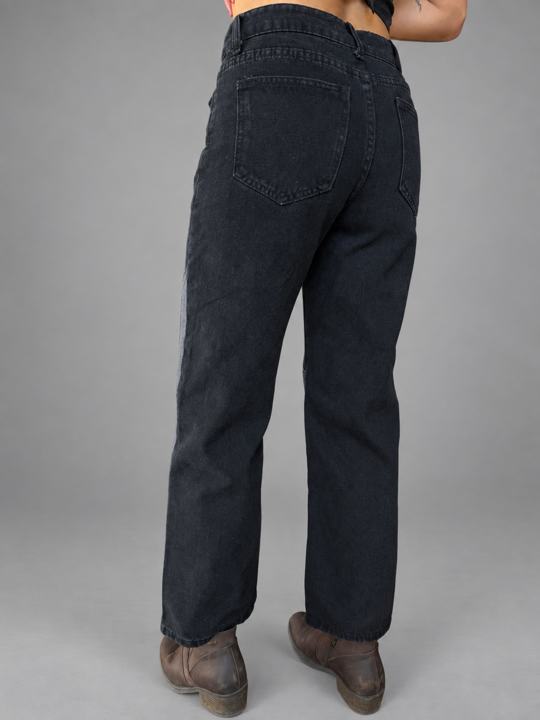 Jeans AUSSIE Negro talla 14 (~36) - detras