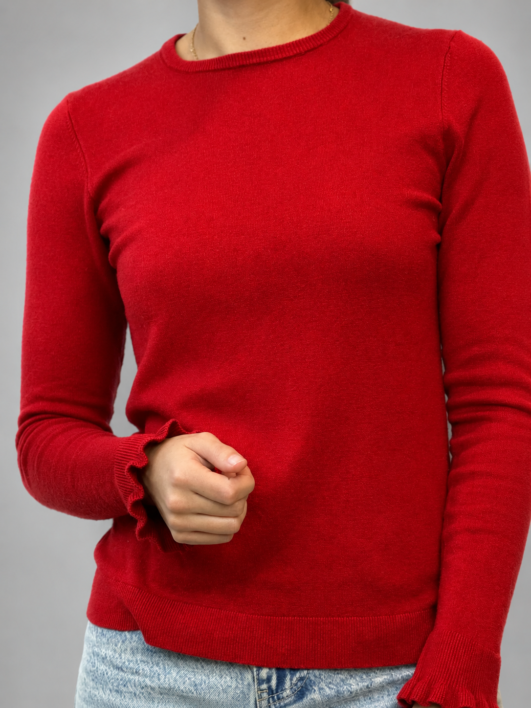 Sweater MANGO Rojo talla M - vista frontal