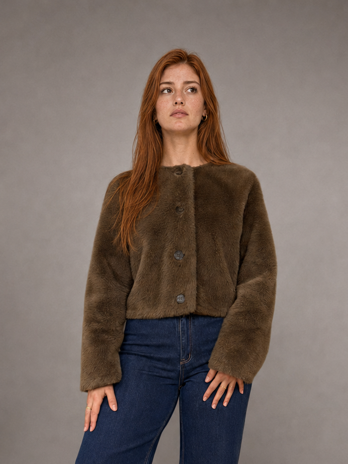 Chaqueta ZARA Cafe talla L - foto de portada
