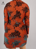 Vestido fiesta ZARA TRAFALUC talla M - vista posterior