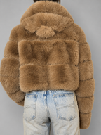 Chaqueta Beige talla referencia XS/S - vista posterior