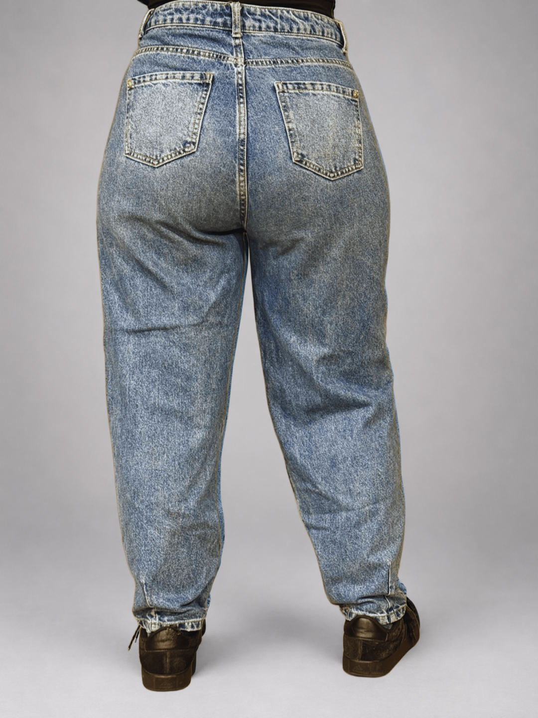 Jeans BASEMENT Celeste talla 40 - vista posterior