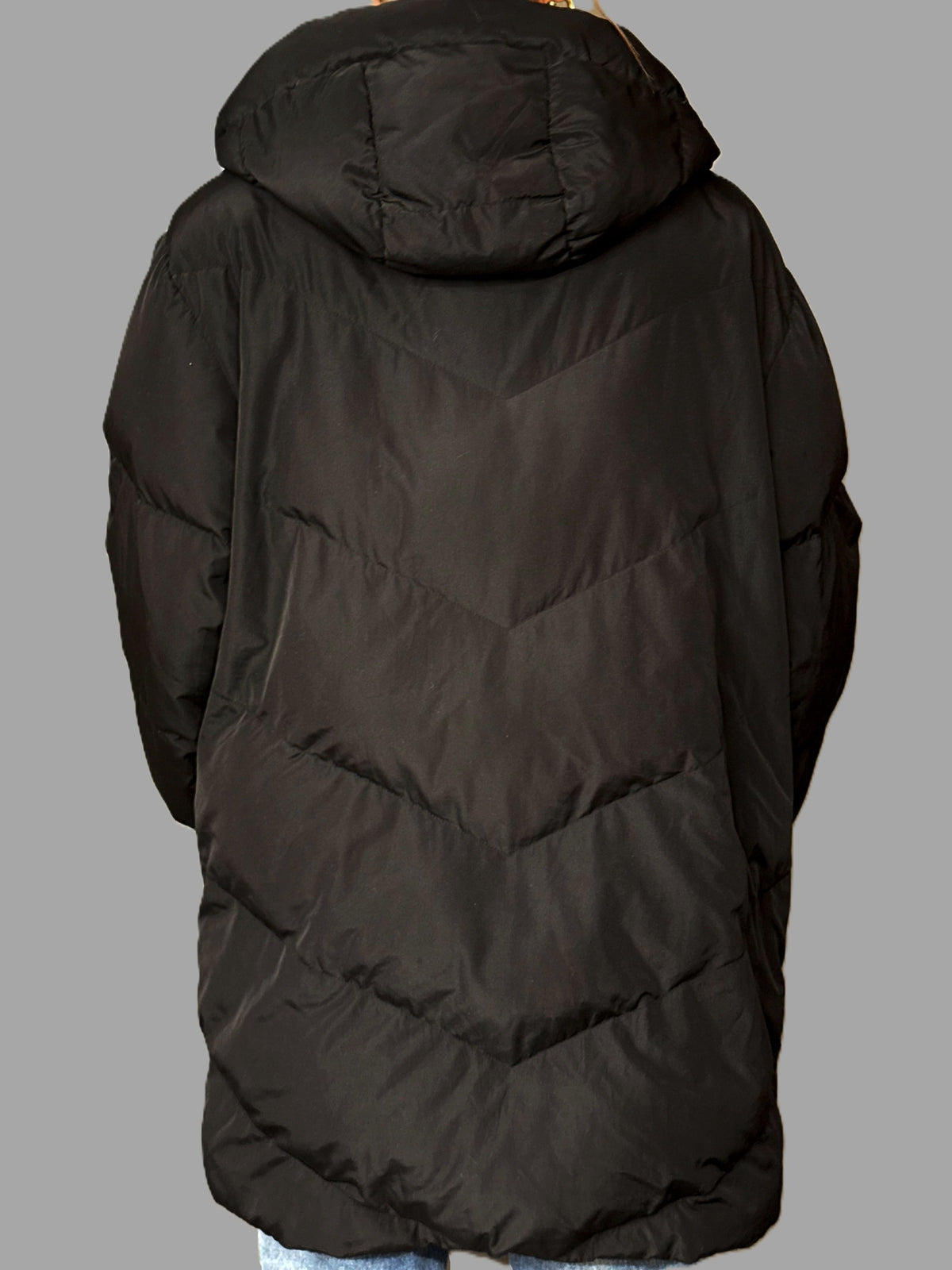 Parka BASEMENT Negro talla XS