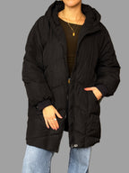 Parka BASEMENT Negro talla XS