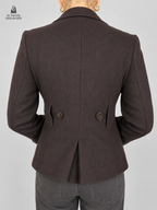 Abrigo ZARA BASIC talla M - vista posterior