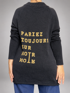 Sweater BLACK BUBBA Negro talla L - vista posterior