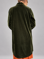 Kimono verde musgo oscuro tornasolado talla referencia M/L - detras