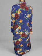 Kimono BASEMENT multicolor Azul Blanco Verde Rojo talla L - detras