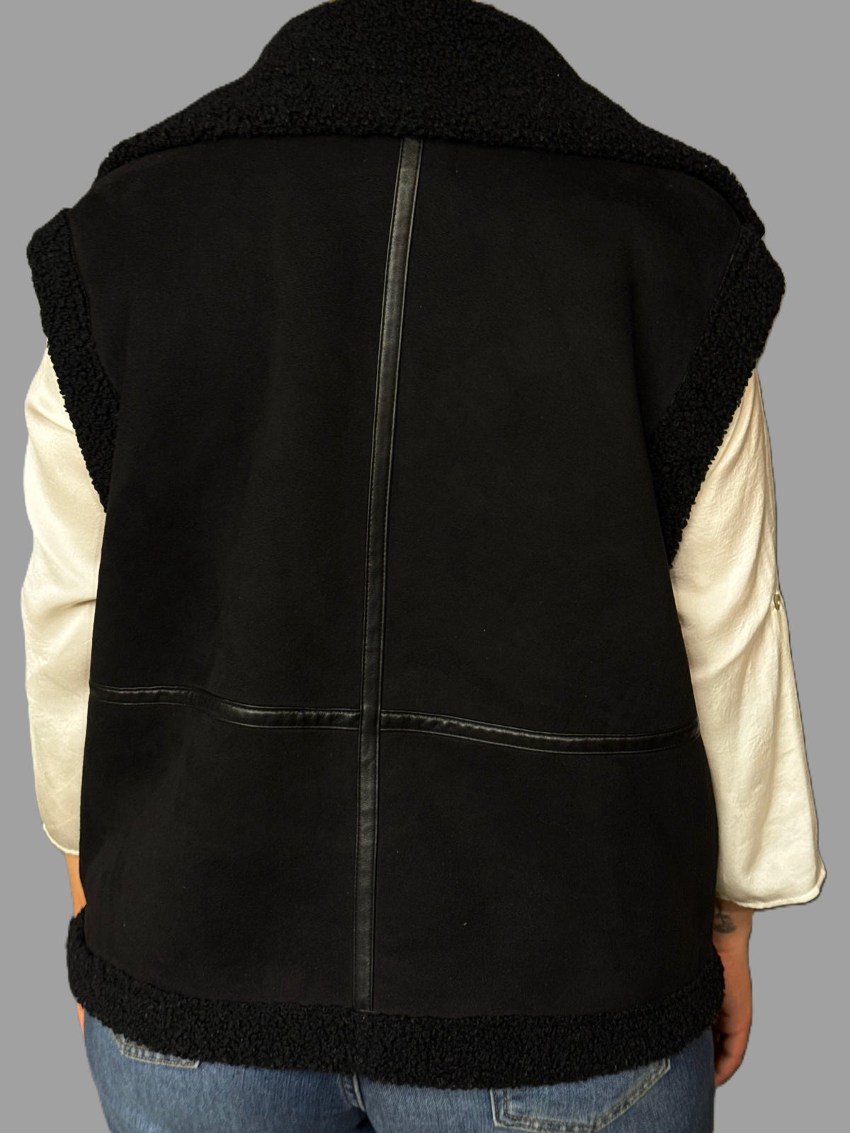 Chaqueta sin manga SYBILLA Negro talla S