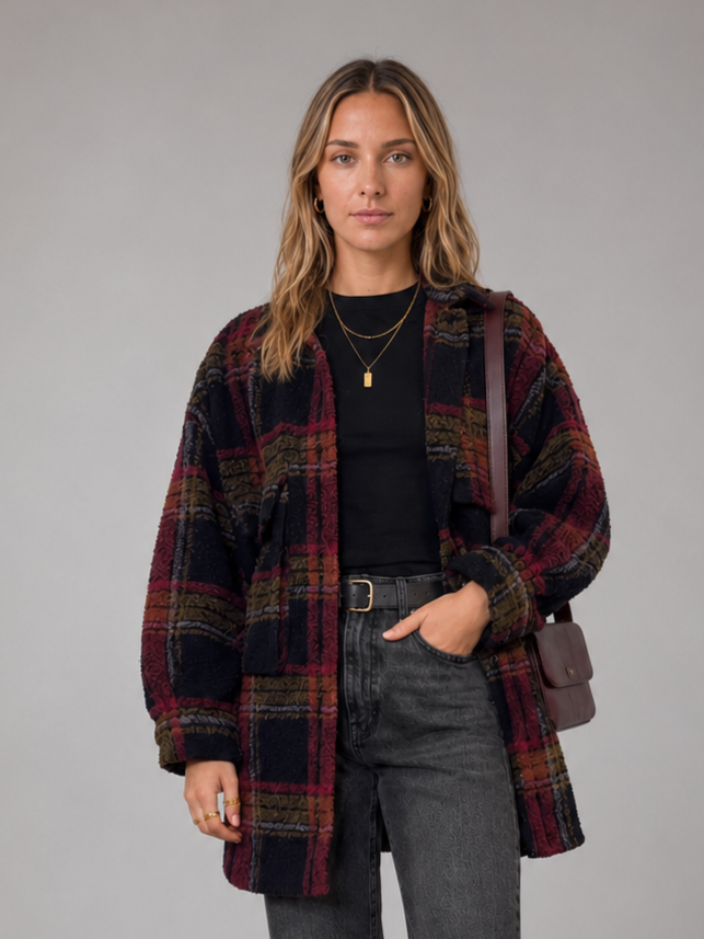 Abrigo ZARA Cafe talla XS/S - vista principal