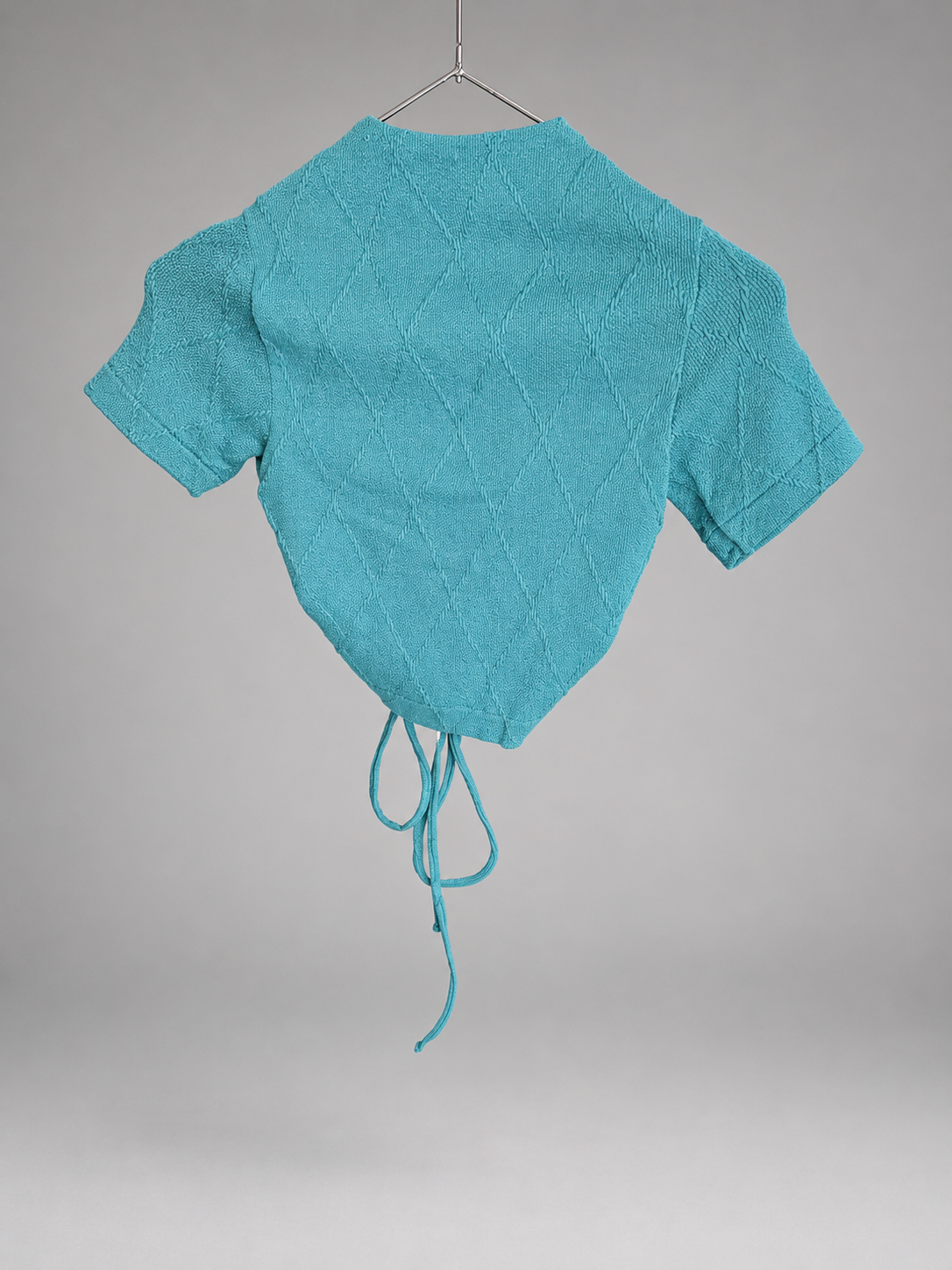 Polera ZARA Petroleo talla XS/S - vista frontal
