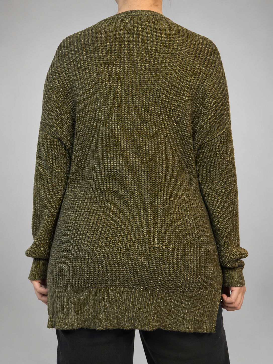 Sweater UMBRALE Verde talla L - vista posterior