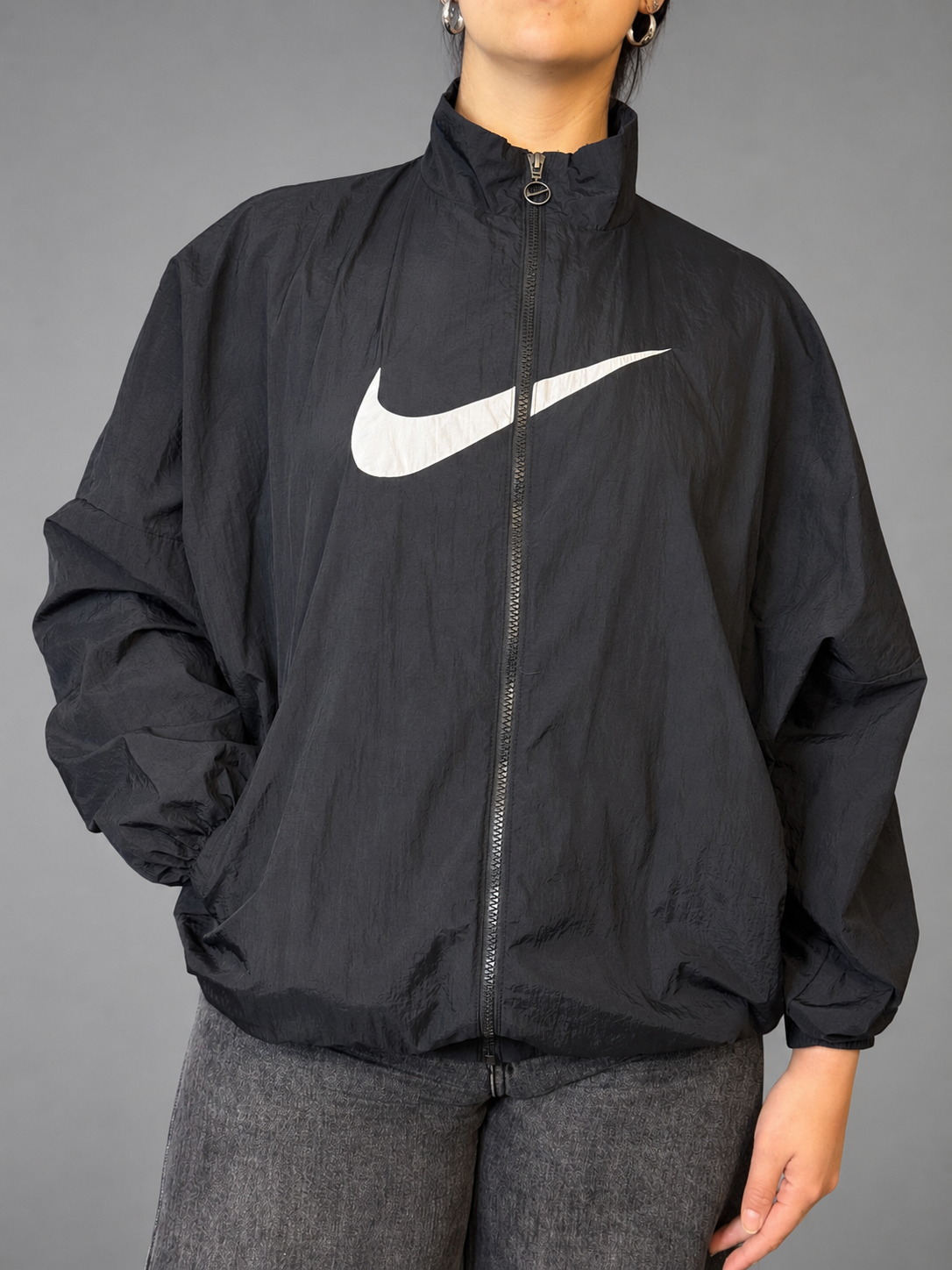 Poleron Deportivo NIKE Negro talla S - vista frontal