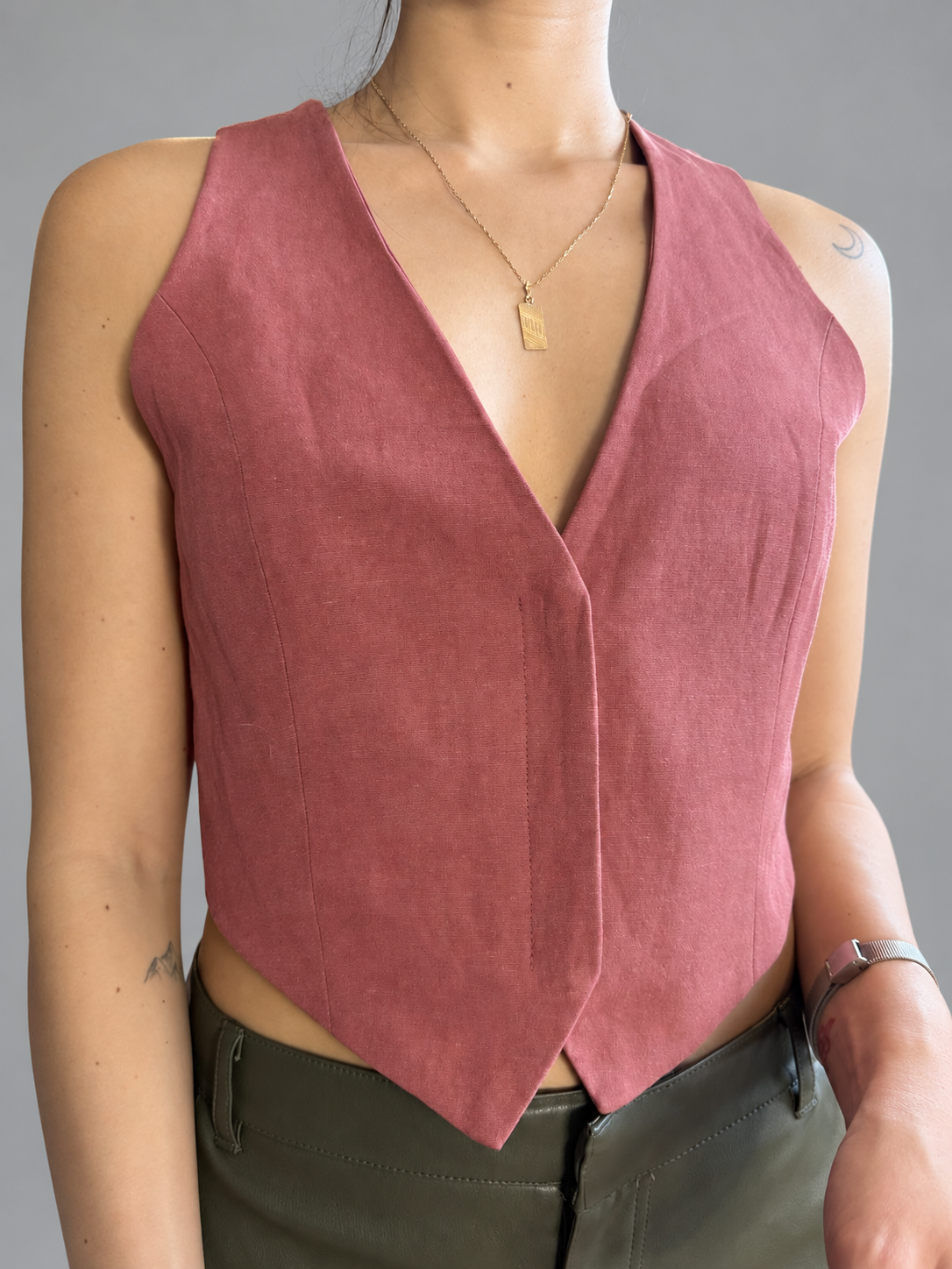 Vest ZARA Salmon talla S - portada
