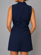 Vestido fiesta Azul marino talla referencia M - vista posterior