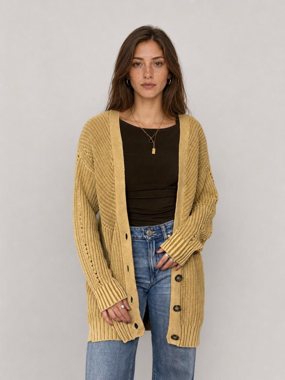 Sweater AMERICANINO Mostaza talla XS