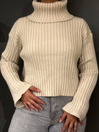 Sweater DINAMICA Beige talla S (~M) - vista frontal