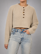 Sweater BDG Crema talla XS - vista frontal