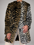 Abrigo TOPSHOP Café talla 34 (~XS/S) - vista frontal