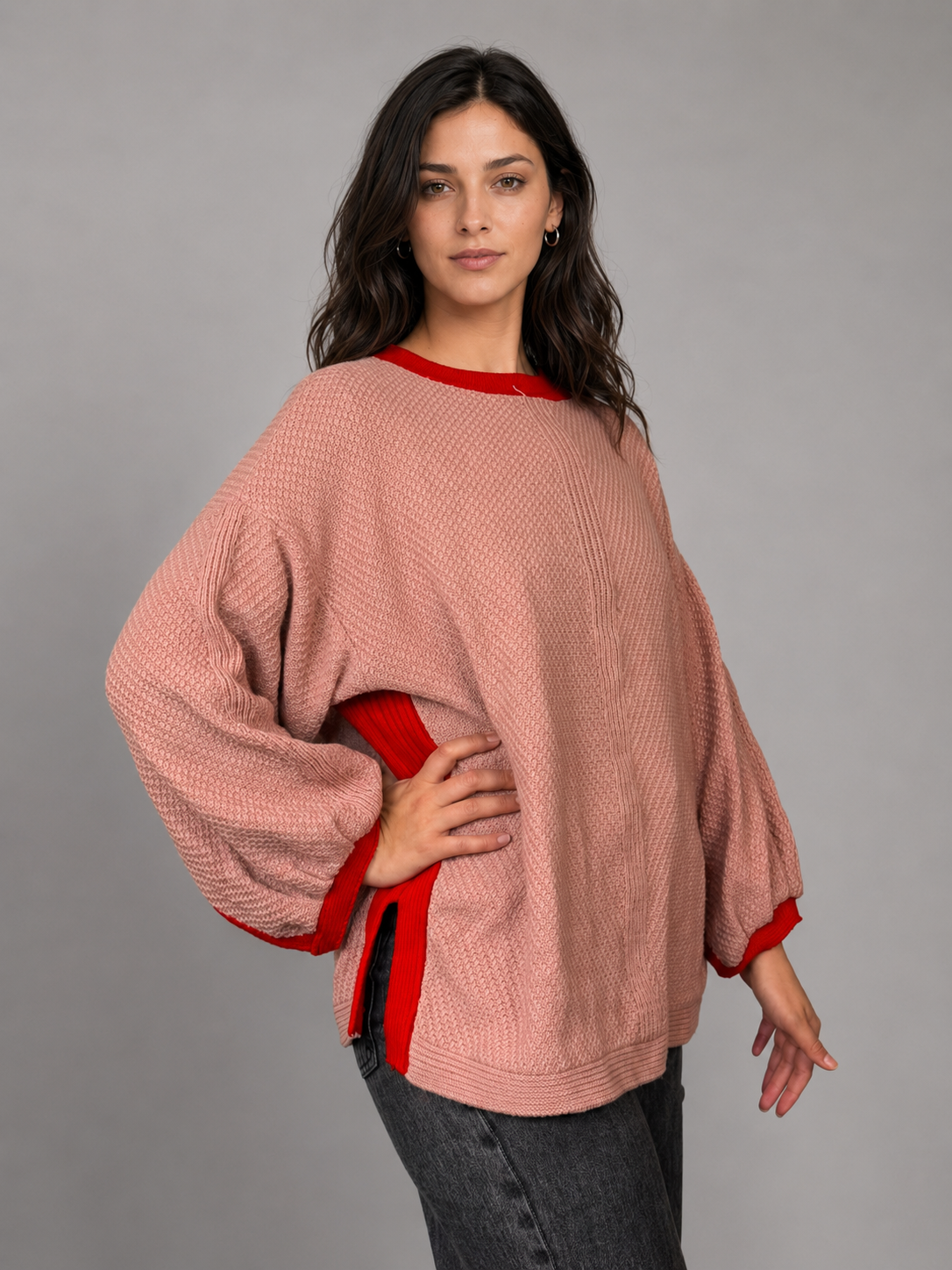 Sweater BLANCA SOFIA Rosa palo talla TU - vista principal